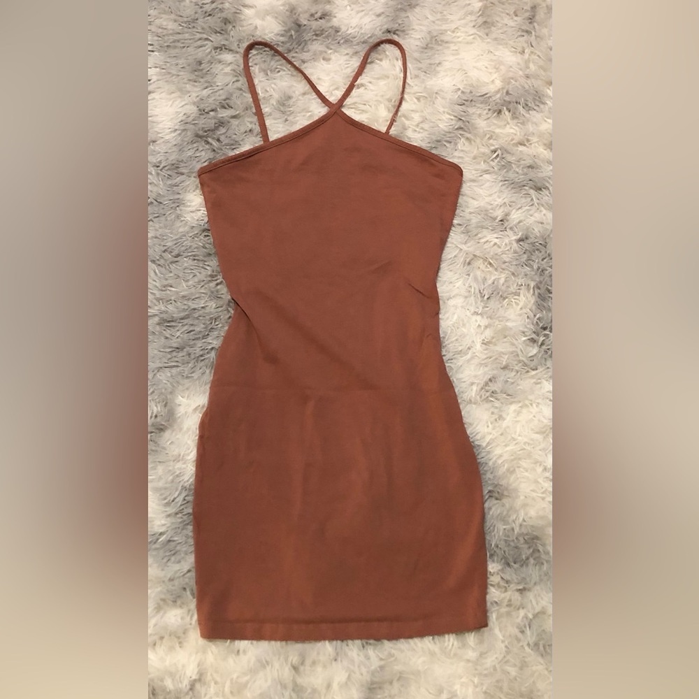 NOBO Strapless Brown Dress